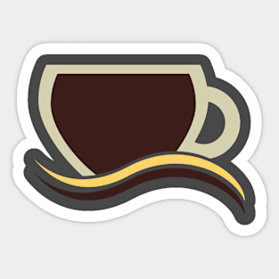 Coffee art Sticker